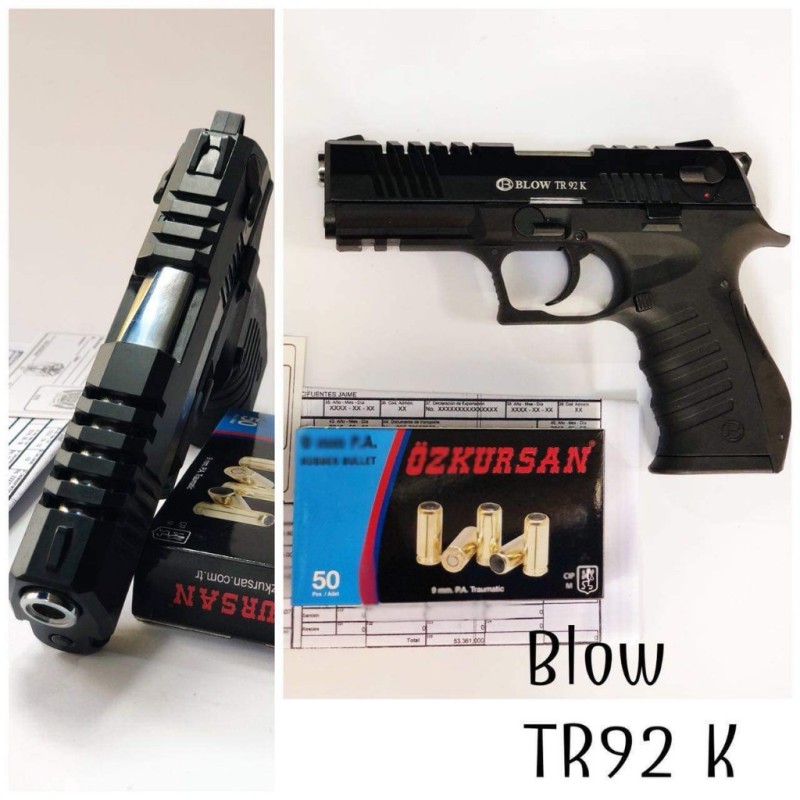 Pistola Traumática Blow Tr34 Walther® P22 9mm + Cepillo