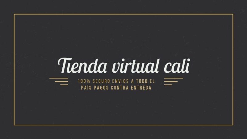 Tienda virtual cali
