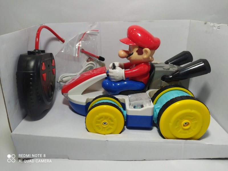 Carro a control cheap remoto mario kart gigante